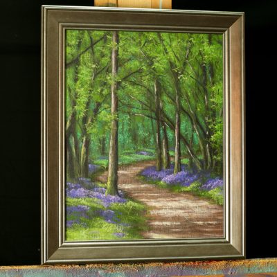 Strolling Through Purple - An Acrylic Painting Lesson ONLINE