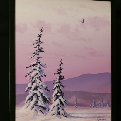 Flying High In Pink Skies - An Acrylic Painting Lesson ONLINE - Tim Gagnon
