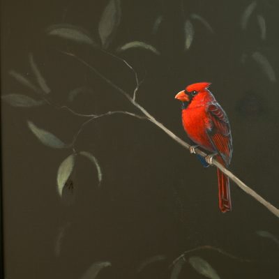 Amongst The Dark Leaves - An Acrylic Painting Lesson ONLINE