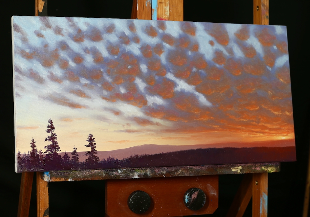 The Puffball Sunset – An Oil Painting Lesson
