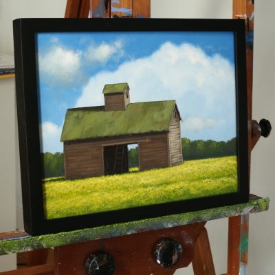 Built in Canola Fields - An Acrylic Painting Lesson ONLINE