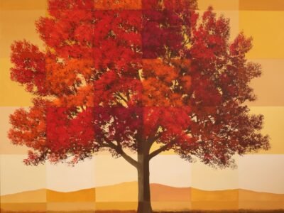 Moments of Autumn - an original acrylic painting on canvas
