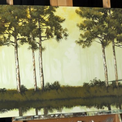 The Yellow Glow - Acrylic Painting Lesson