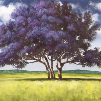 Jacaranda Tree - Acrylic Painting Lesson