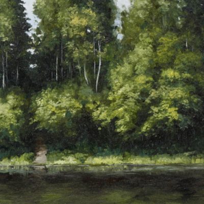 Path To The Pond - Acrylic Painting Lesson