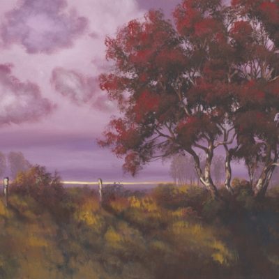 Uniquely Colored Sky 1 - Acrylic Painting Lesson