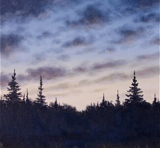 Deep Woods Sunset - Acrylic Painting Lesson