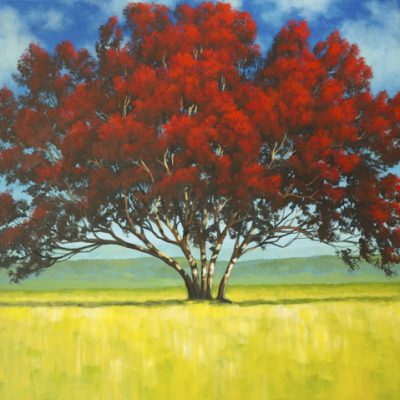 Standing In Sunlit Fields - Acrylic Painting Lesson