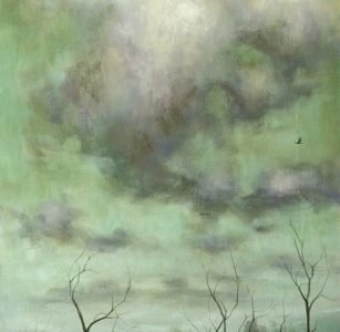 Going Over The Bare Tree Line - Acrylic Online Painting Lesson