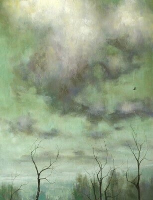 Going Over The Bare Tree Line - Acrylic Online Painting Lesson