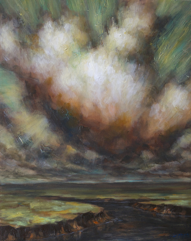 Drifting Through Light – An Online Acrylic Painting Lesson