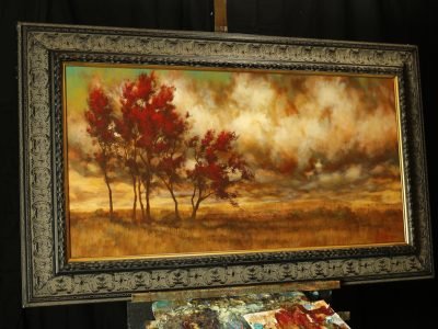 An Autumn Breeze - Workshop painting lesson in acrylic