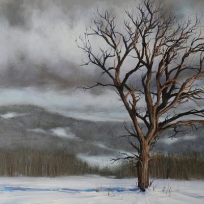 Dancing With Brittle Branches - Online Painting Lesson