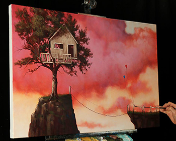 Meet Me At The Tree – An Online Acrylic Painting Lesson
