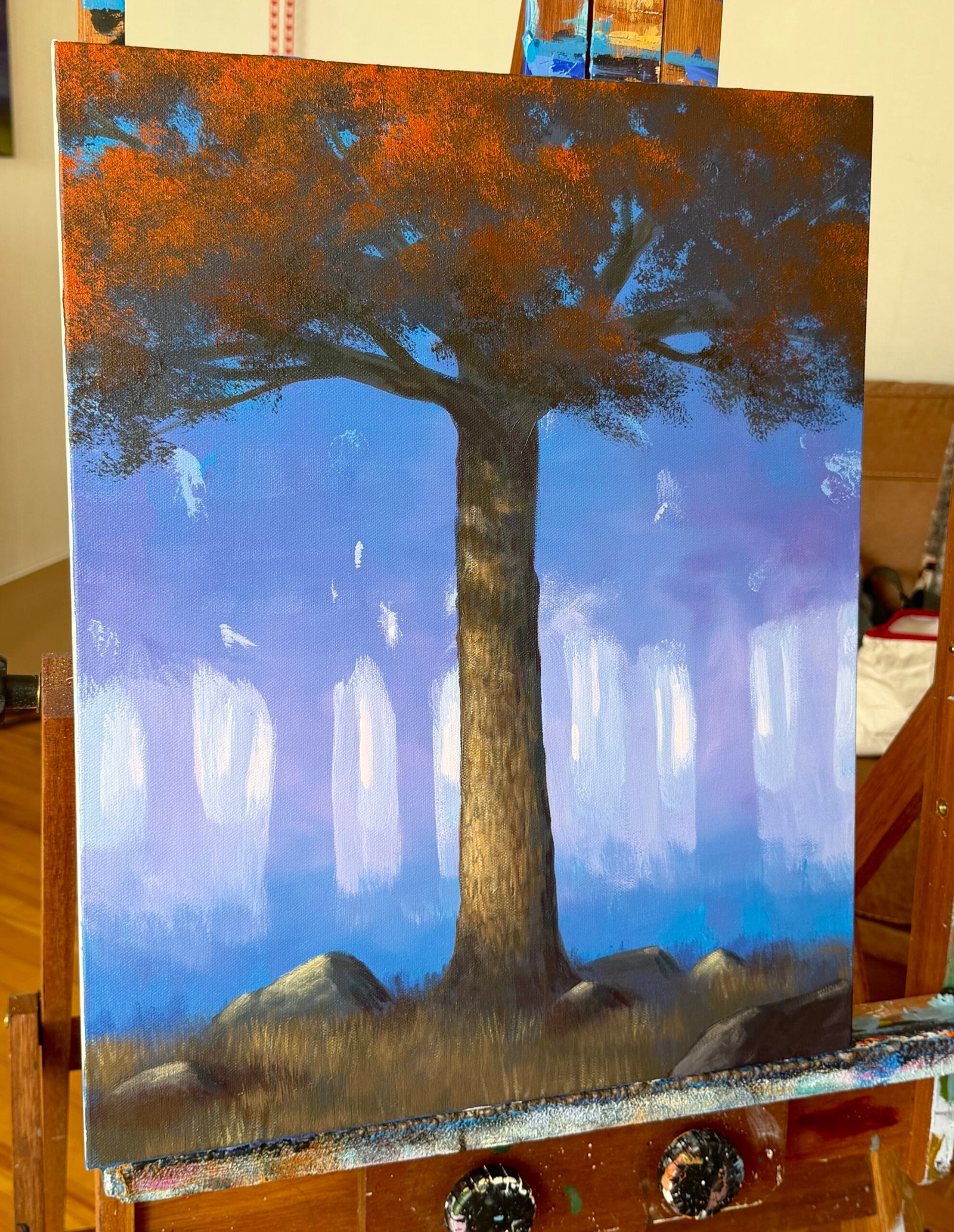 The Change - an acrylic painting lesson ONLINE