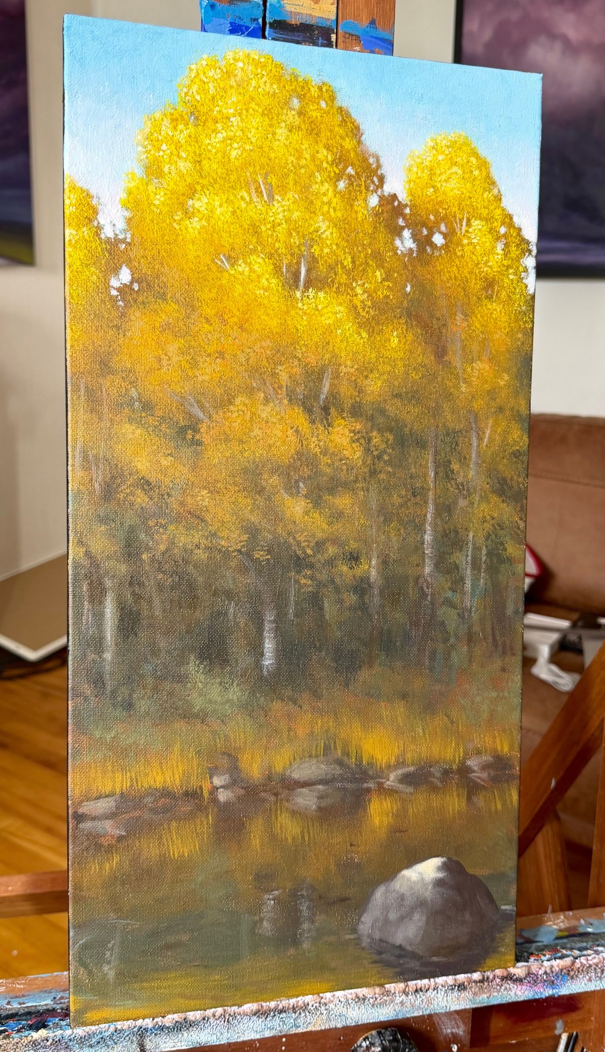 A Touch of Gold - an acrylic painting lesson on DVD