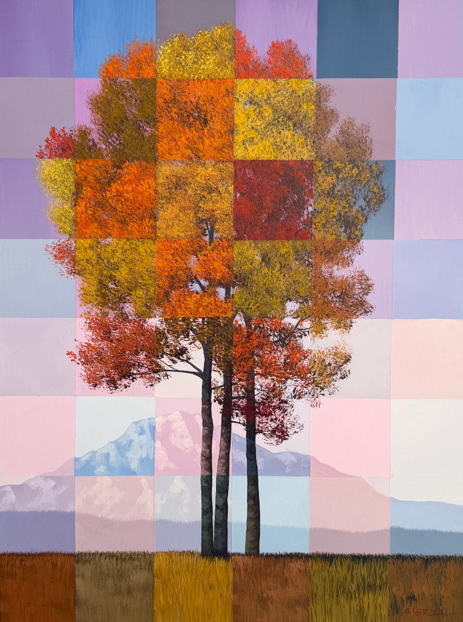 Each Day Changes Me - Original Painting