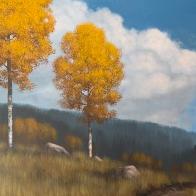 Autumn Gold - Original Acrylic Painting