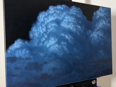The Dark Night Cloud - an oil painting lesson