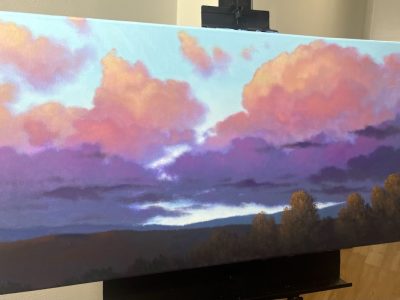 Original Painting - When Nature Paints The Sky