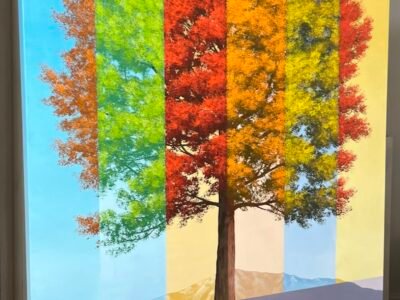 This Chaos of Time - an original acrylic painting on canvas