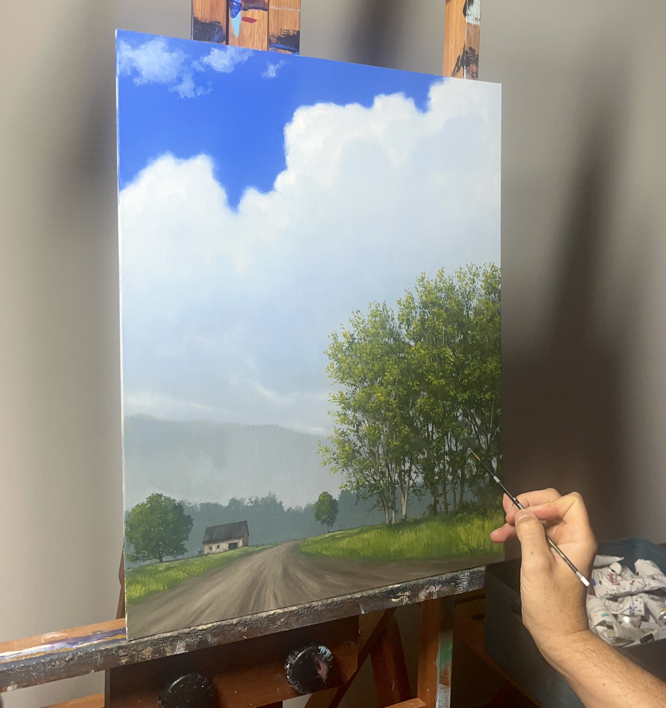 A Touch of The Open Road – An Oil Painting Lesson