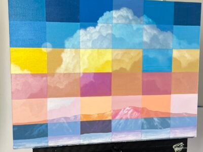 Moments and Mountains - Original Acrylic Painting