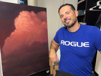 Original painting from Painting Therapy podcast no. 7