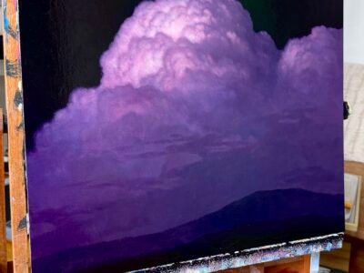 When The Sky is Purple - an original oil painting