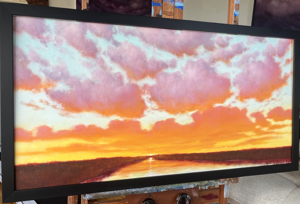 Slow Burn Clouds – An Acrylic Painting Lesson