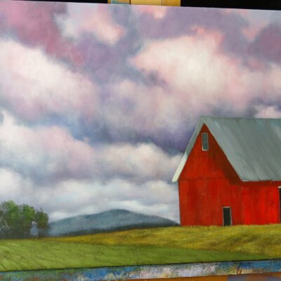 Rural Skies - An original acrylic painting