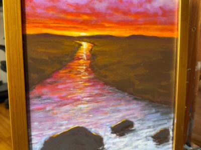 Sunlight on River Rocks – Acrylic Painting Lesson