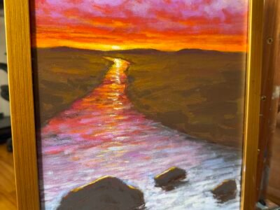 Sunlight on River Rocks – Acrylic Painting Lesson
