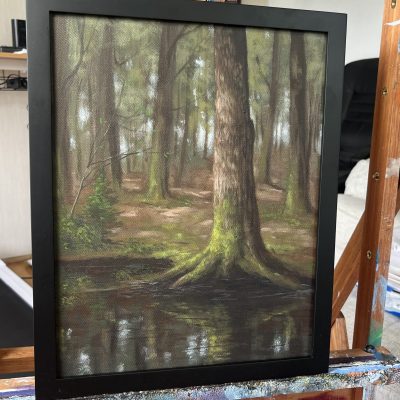 Forest Water - An Acrylic Painting Lesson ONLINE