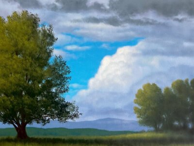 A Simple Summer Day - acrylic painting lesson on DVD