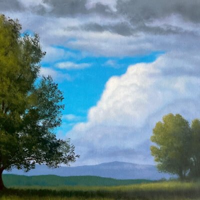 A Simple Summer Day - acrylic painting lesson on DVD