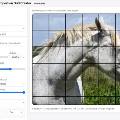 Artist Tools - Grid Creator, Value Critique, Color Mix Finder, Tonal Reference, Stencil Maker