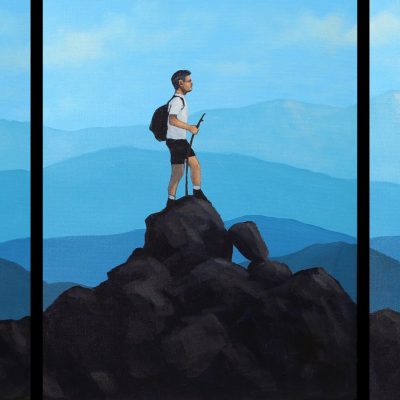 You'll Never Stop Climbing - An acrylic painting lesson ONLINE