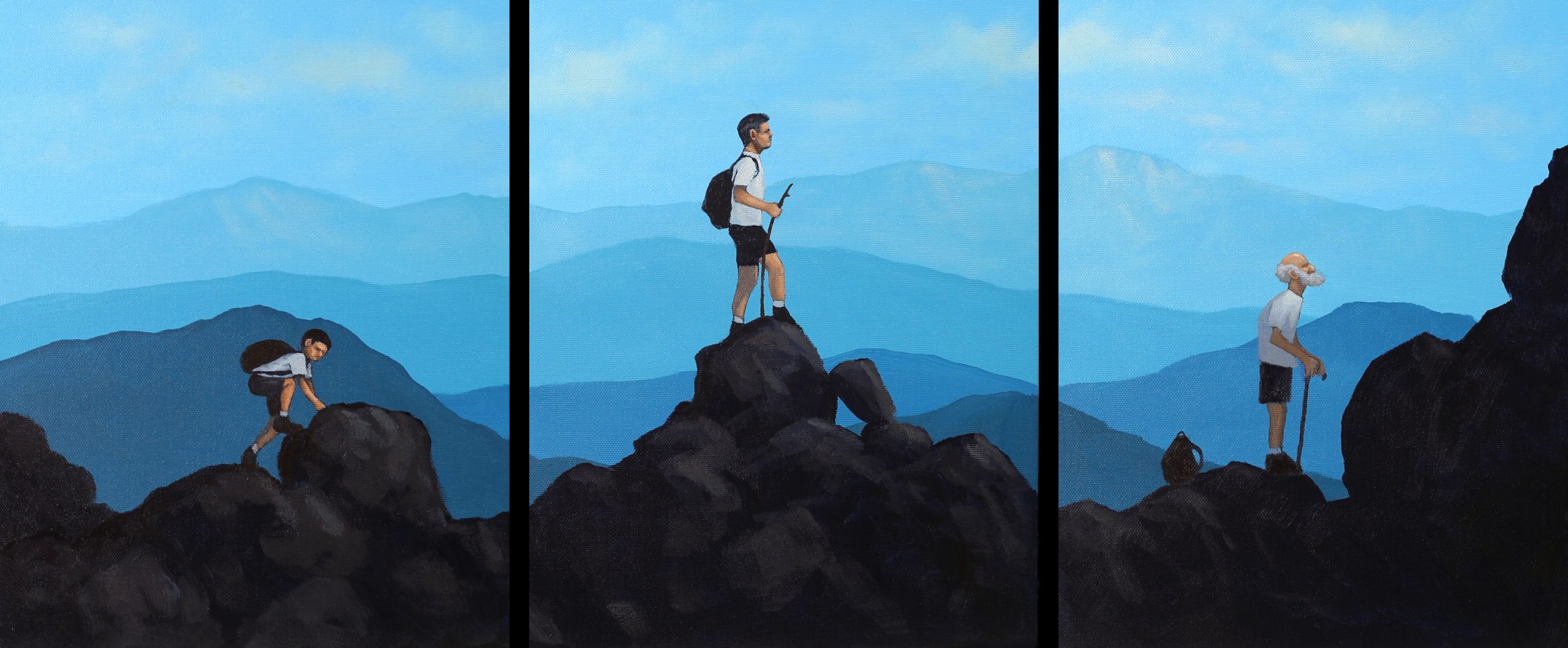 You’ll Never Stop Climbing – An Acrylic Painting Lesson